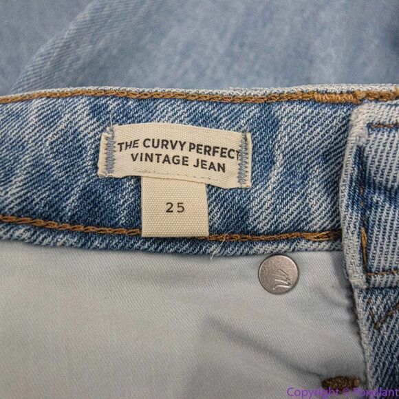 NEW Madewell The‎ Curvy Perfect Vintage Jean in Fiore Wash, size 25 - Picture 14 of 16